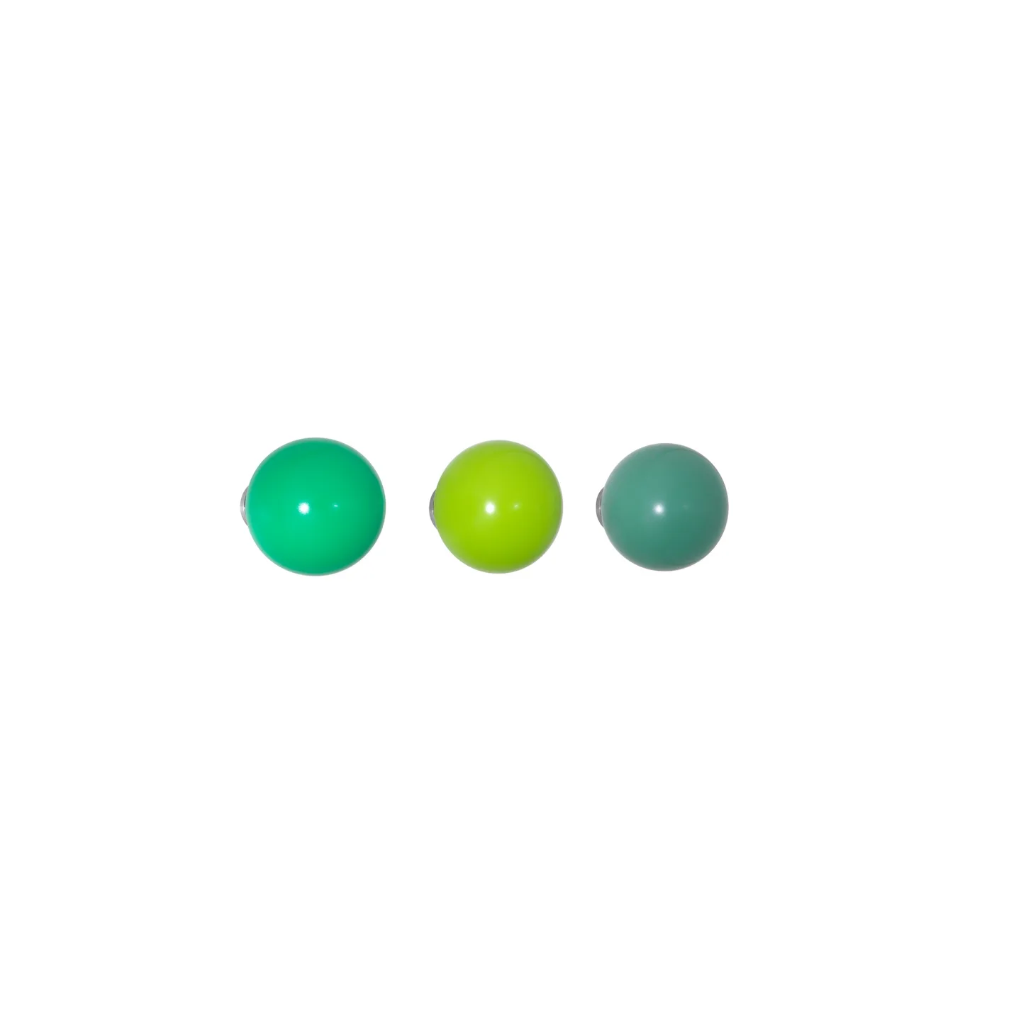 Vitra - Coat Dots knoppar 3-pack Gröna - Krokar - Hella Jongerius - Grön