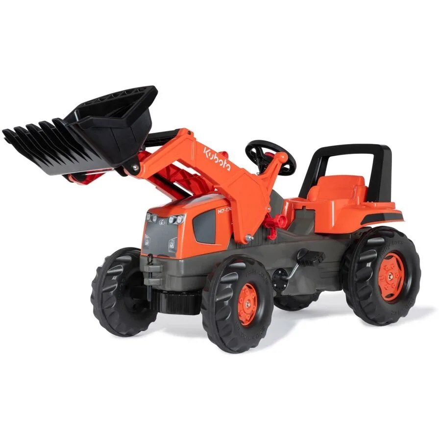RollyJunior Kubota M7-174 Rolly Toys Rot Kunststoff - Farbe: rot/grau