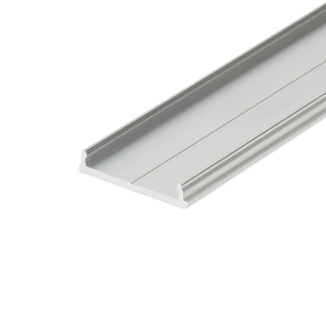 Aluminiumprofil Låg 20,5x3,8mm 2000mm