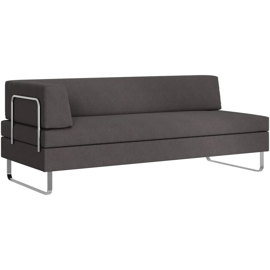 SWISS PLUS Bettsofa Bed for Living Singolo Schwarz Stoff 205 cm 85 cm - Möbel Konfigurator: Traummöbel individuell zusammenstellen - Schweizer