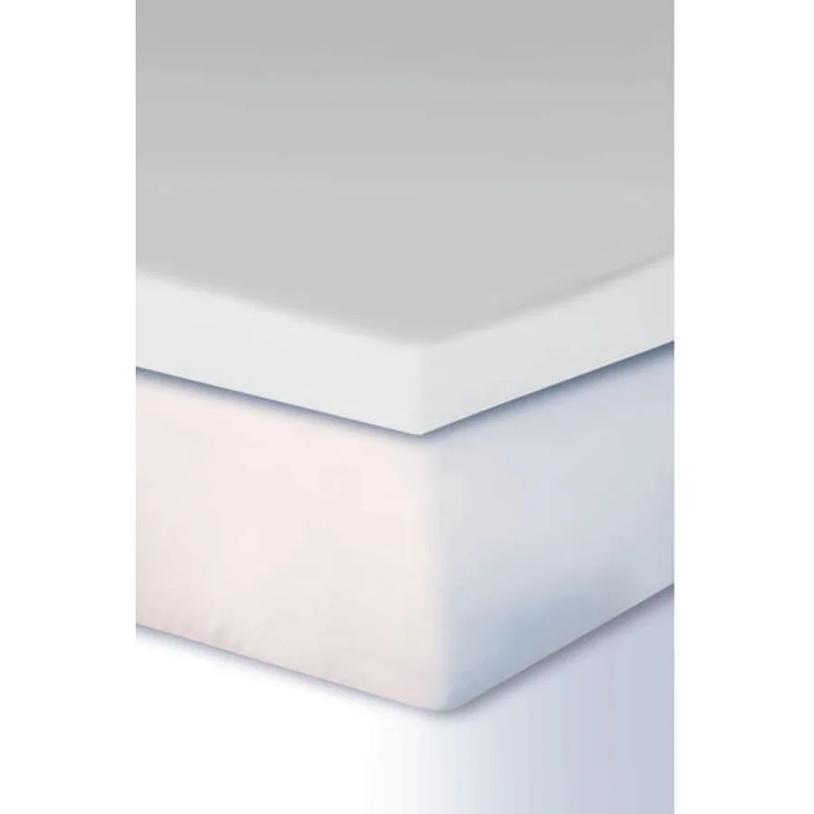 Living Home Fixleintuch Leira white Baumwolle/Kunstfaser 90 x 220 cm - Material: 97% Baumwolle, 3% Elasthan