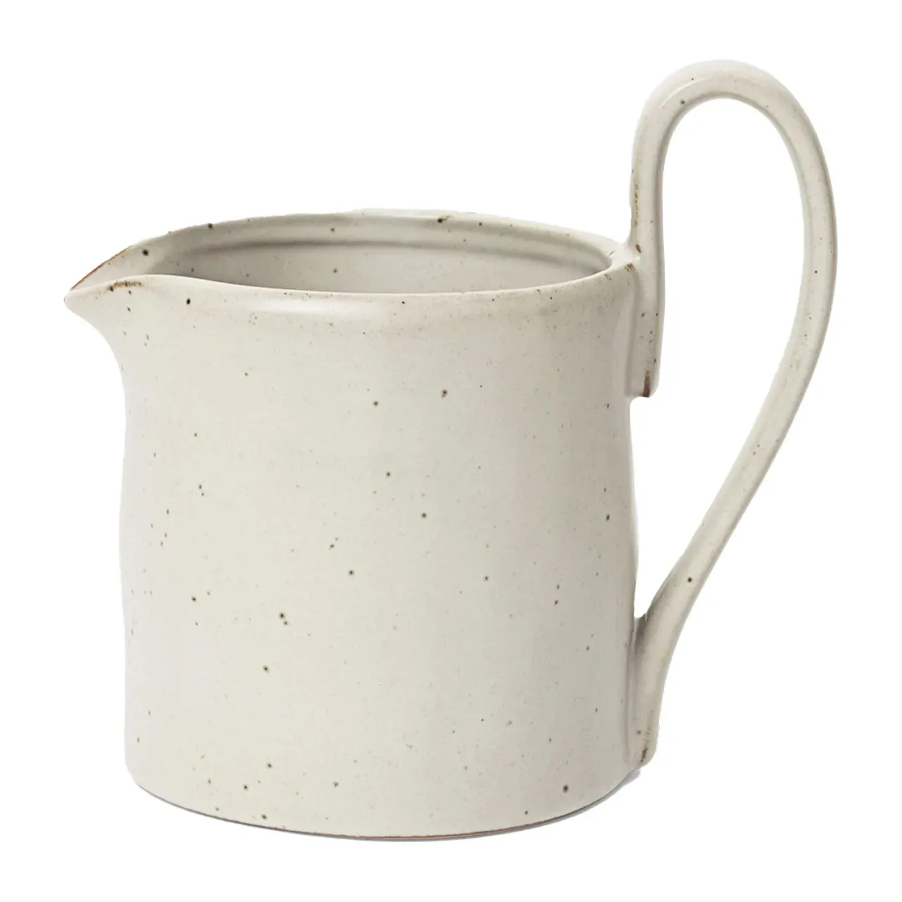 Ferm Living Flow Milchkanne 30 cl Off-white speckle