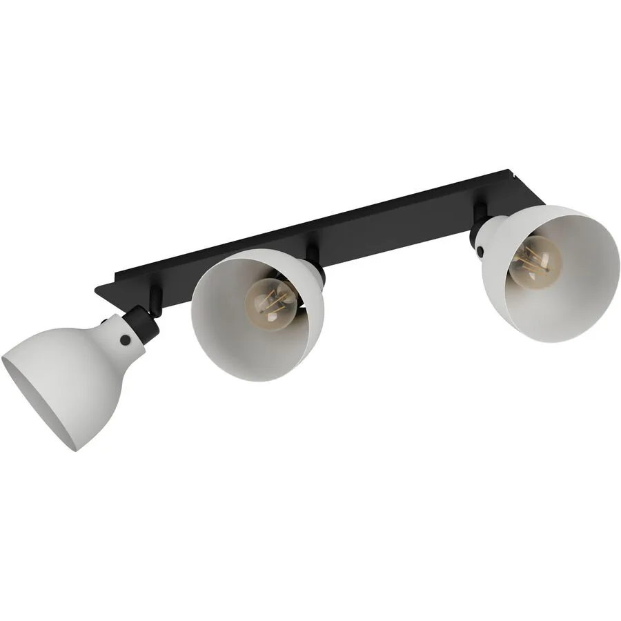 Eglo Spot Matlock Grau/Schwarz Stahl/Holz 14.5 cm 22.5 cm - Material: Holz/Stahl