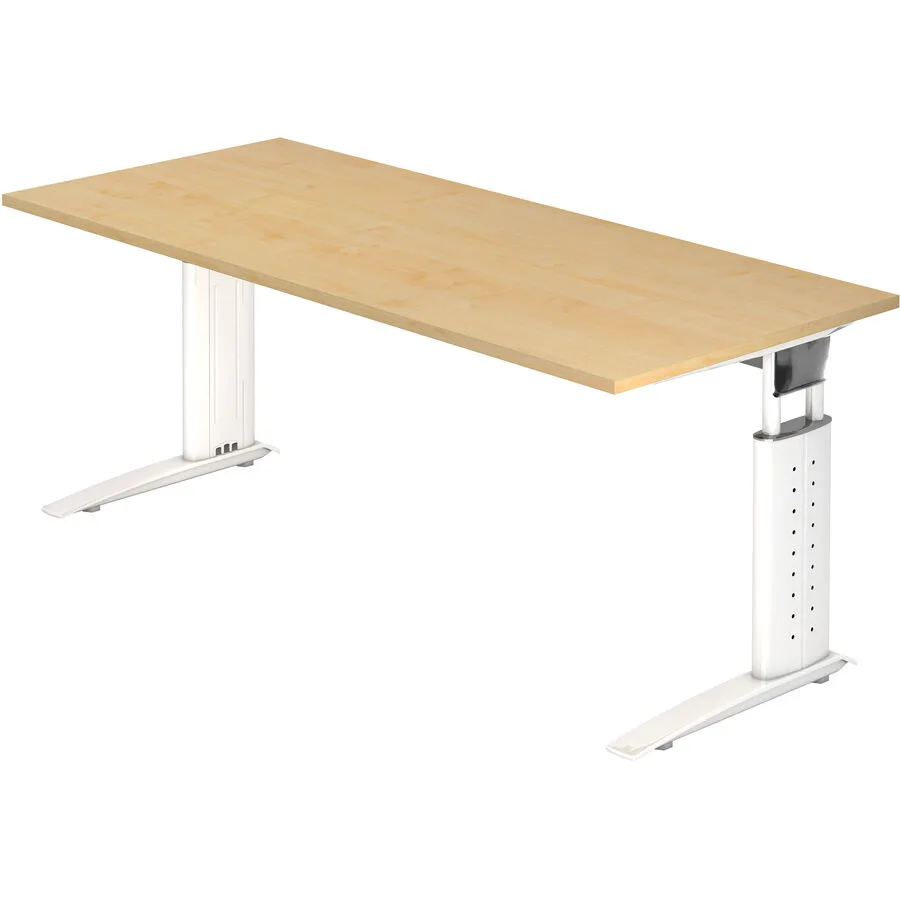 Schreibtisch Office Ahorn Dekor Holzwerkstoff B 180 T 80 cm