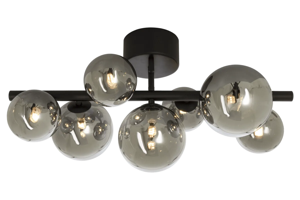 Aneta Lighting - Molekyl 58cm - Takplafond - Rökgrå