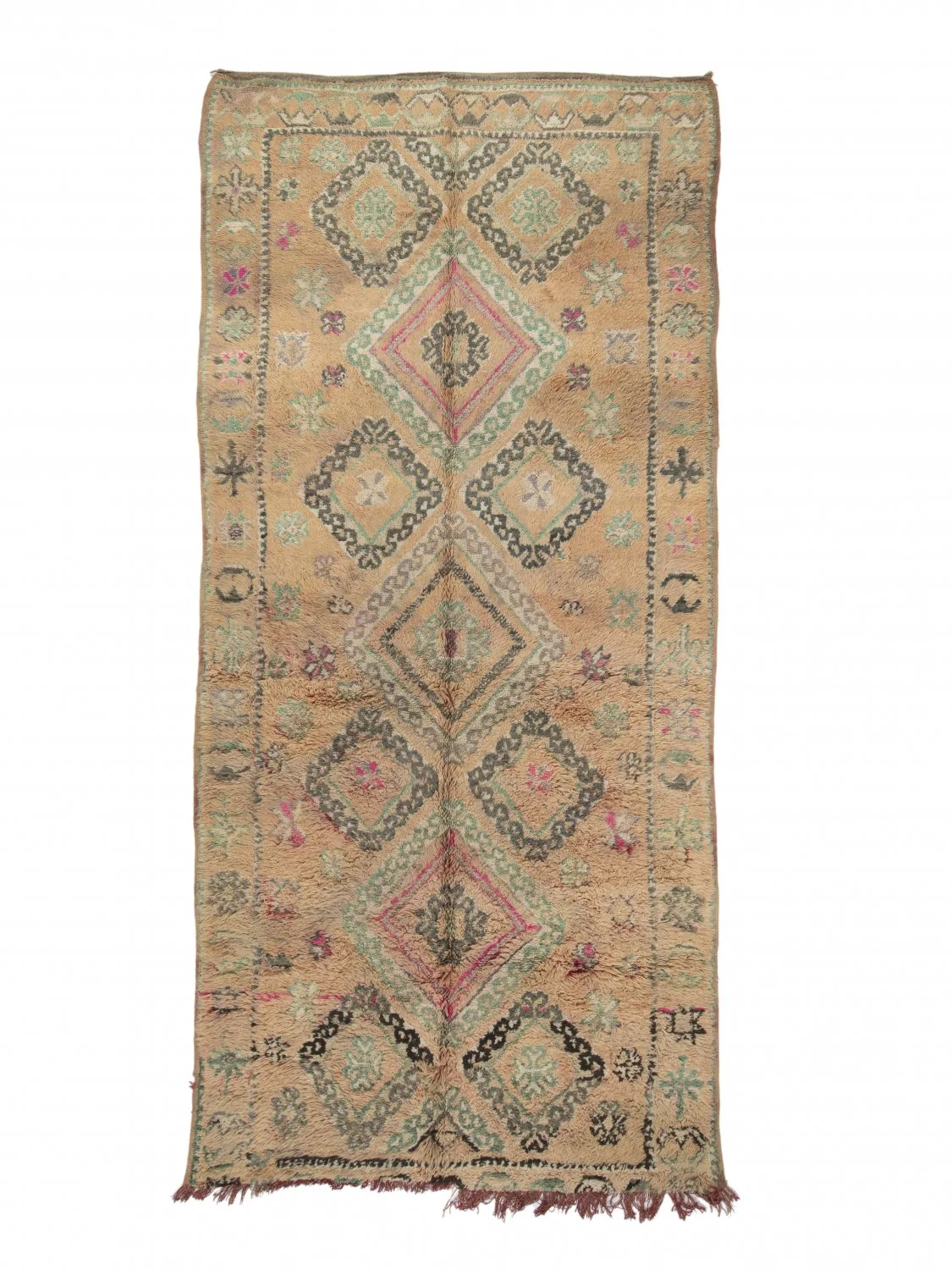 Kelim-teppe Marokkansk Azilal Special Edition 390 x 190 cm (Størrelse: 390 x 190 cm)