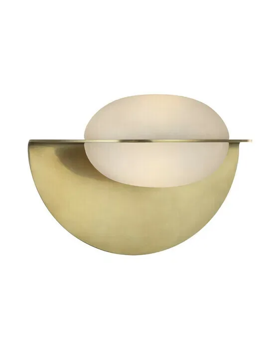 Fosse 9" Invertable Oval Sconce Antique Brass