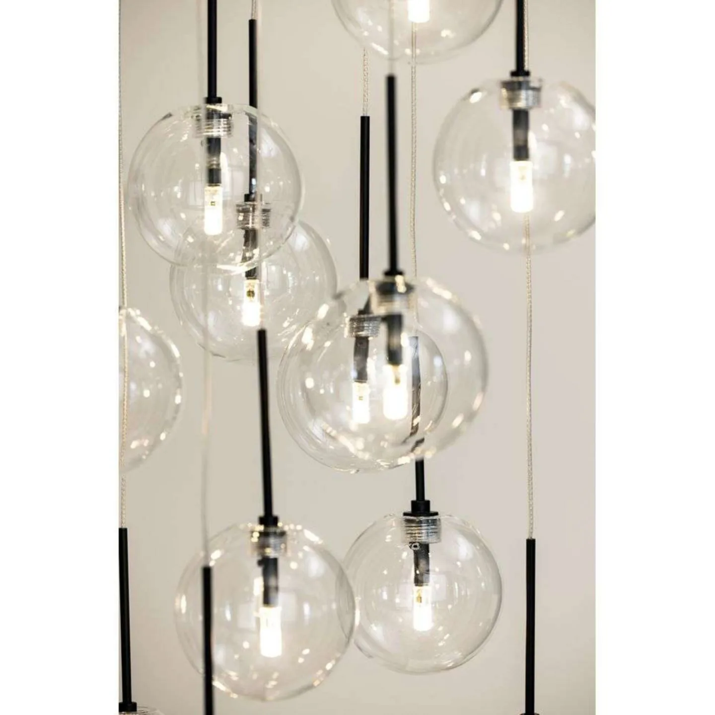 Skyfall Pendelleuchte Clear/Black - Globen Lighting - Wohnzimmer - Metall