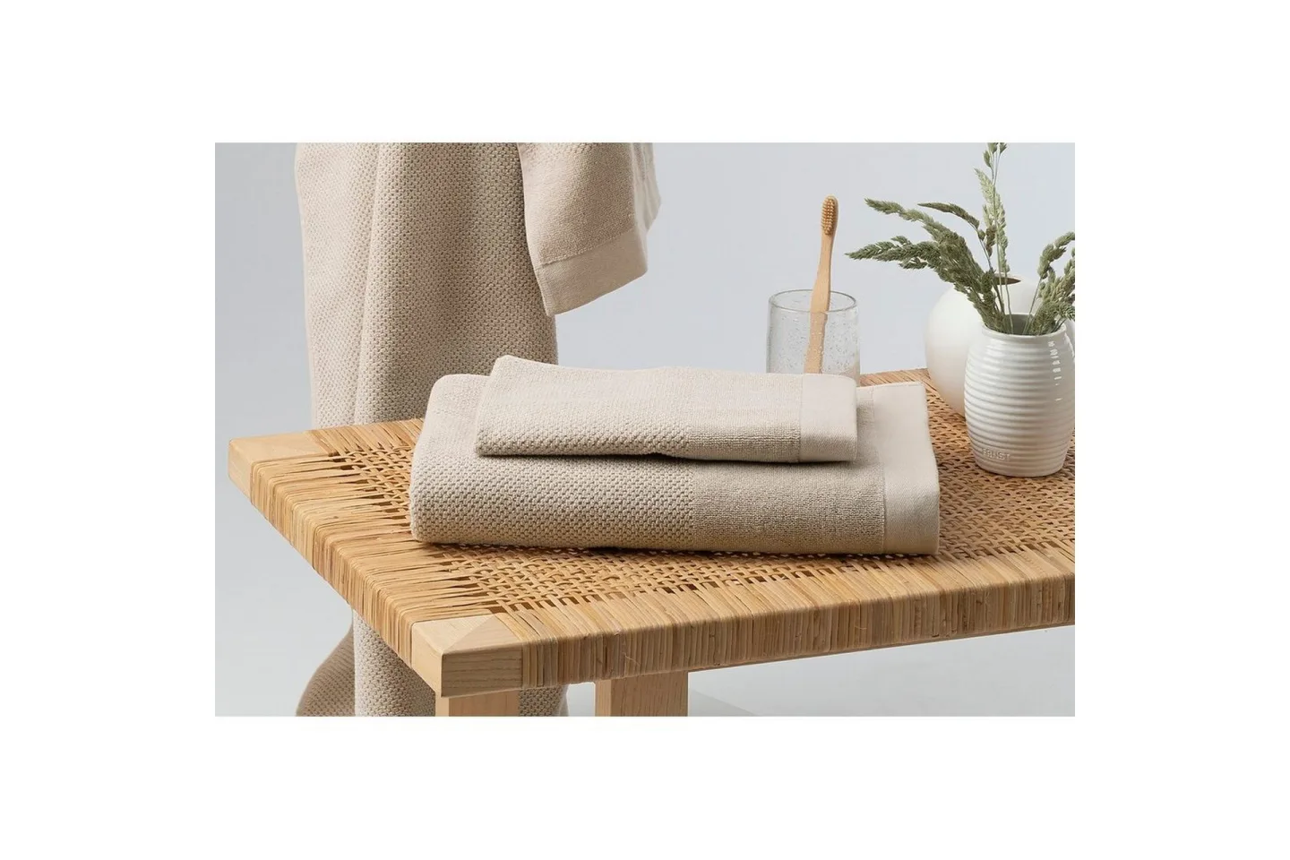 Handduk Enzo 50 x 70 cm - Sand