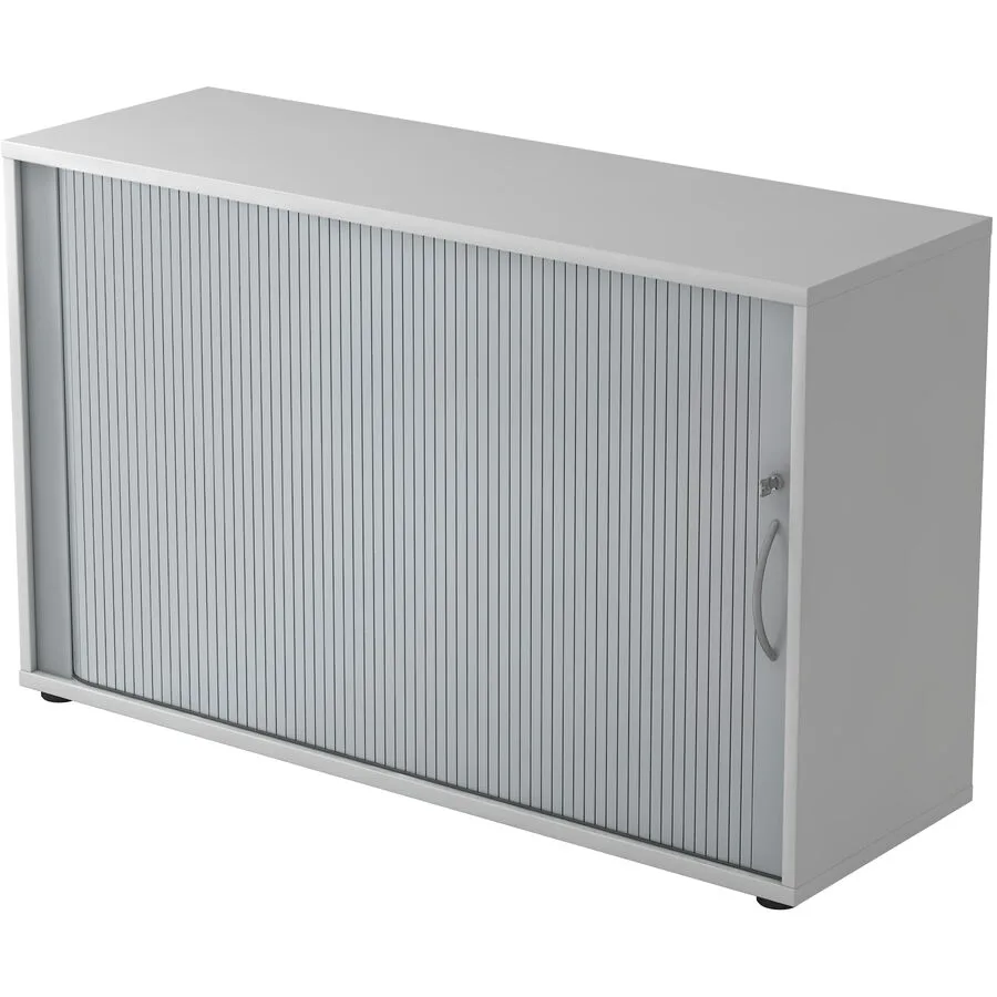 Aktenschrank Office Silber, Grau Holzwerkstoff, Kunststoff B 120 cm H 74.8 cm