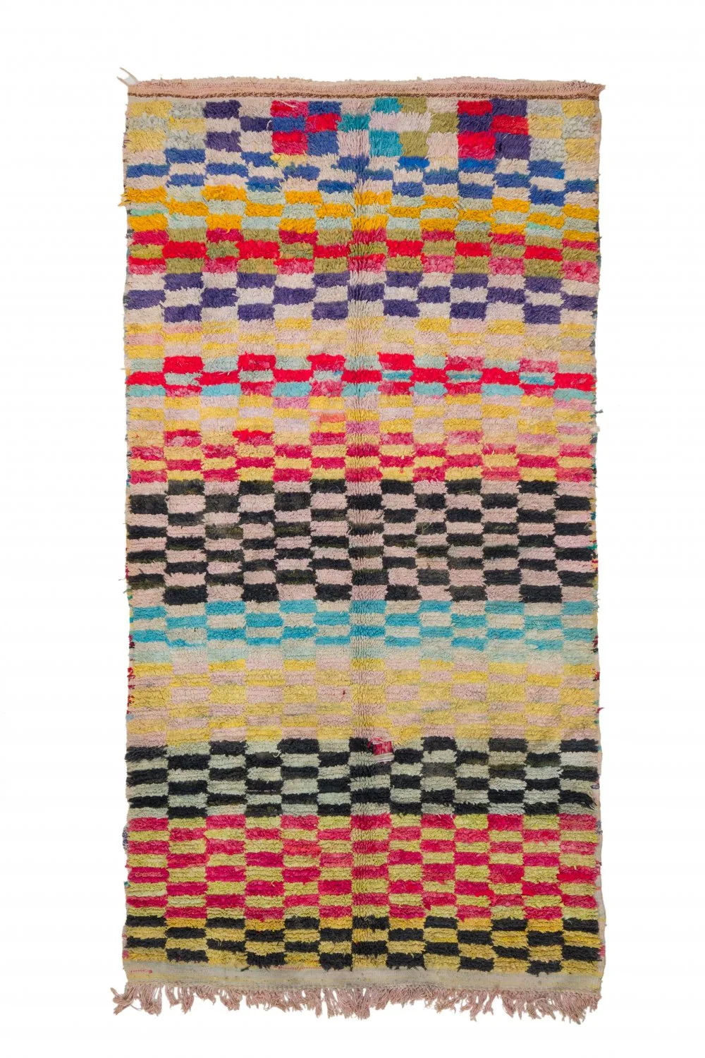 Marokkansk Boucherouite-teppe 320 x 160 cm (Størrelse: 320 x 160 cm)