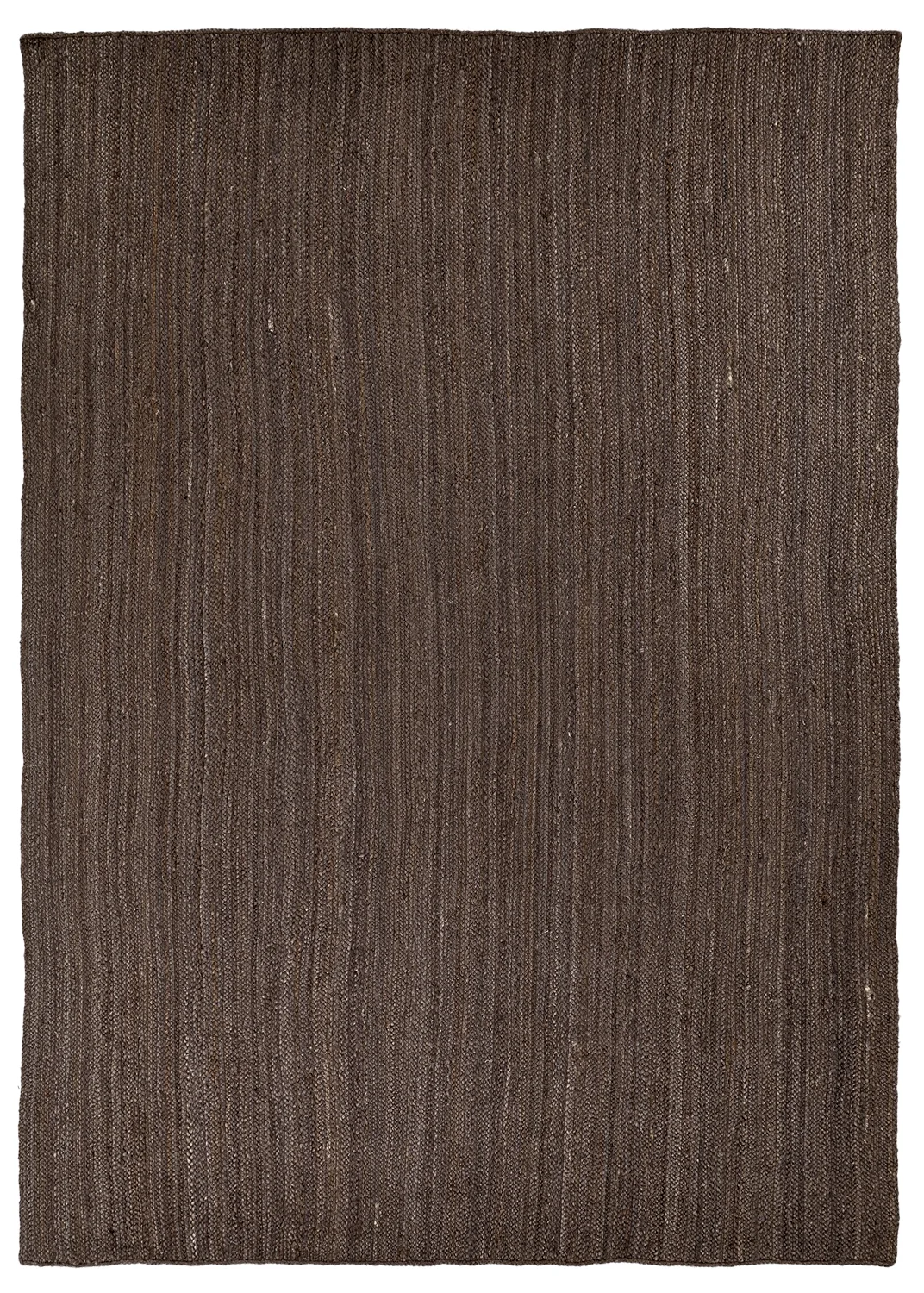 Juteteppe - Amasia (mørk taupe) (Størrelse: 200 x 290 cm)