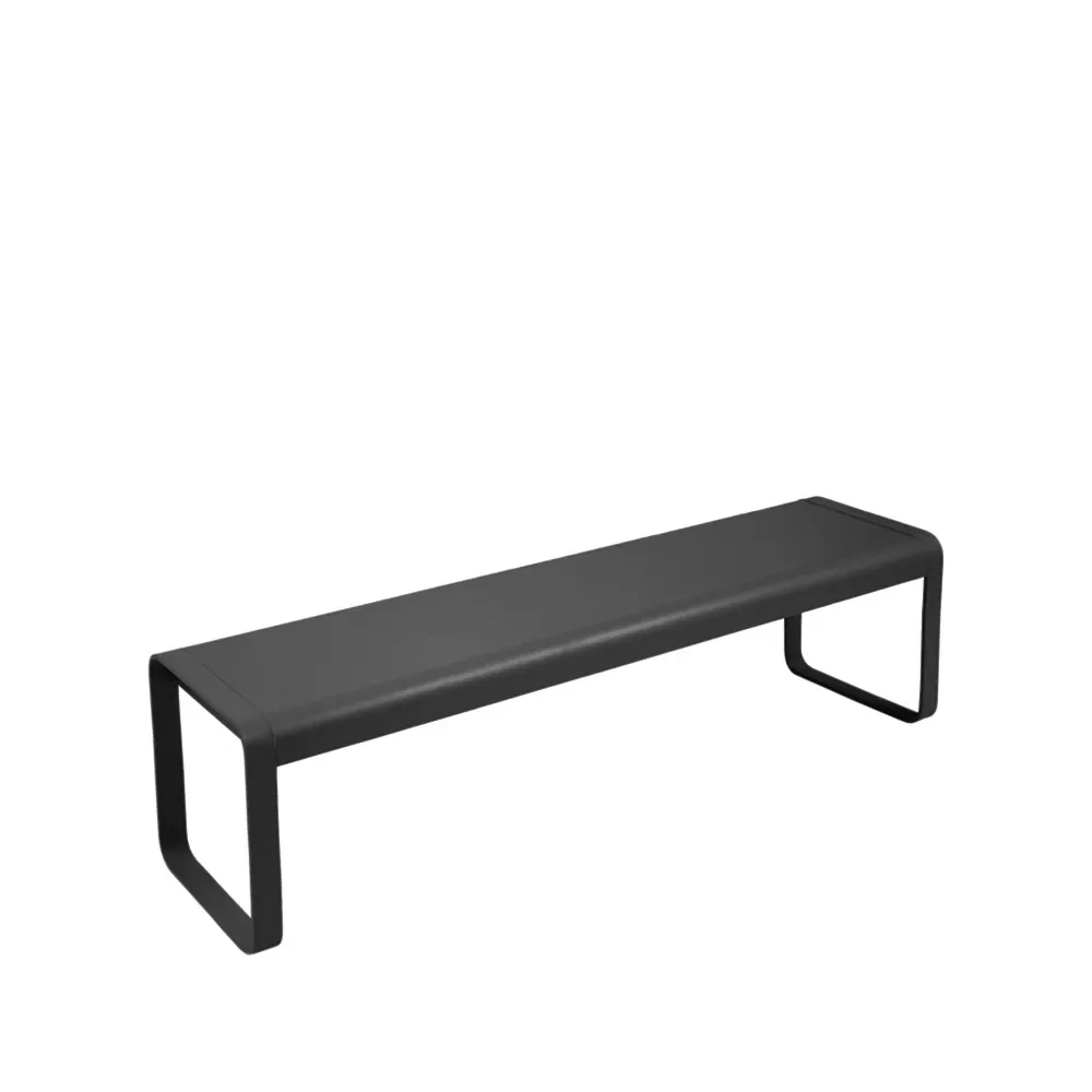 Fermob Bellevie bänk Liquorice (svart)