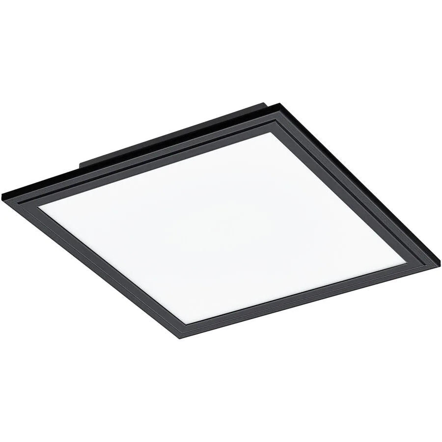 Eglo Deckenlampe Salobrena 1 Schwarz Aluminium/Stahl 30 cm 5 cm - LED - Lichtfarbe: Helles Neutralweiss - LED Energiesparlampen