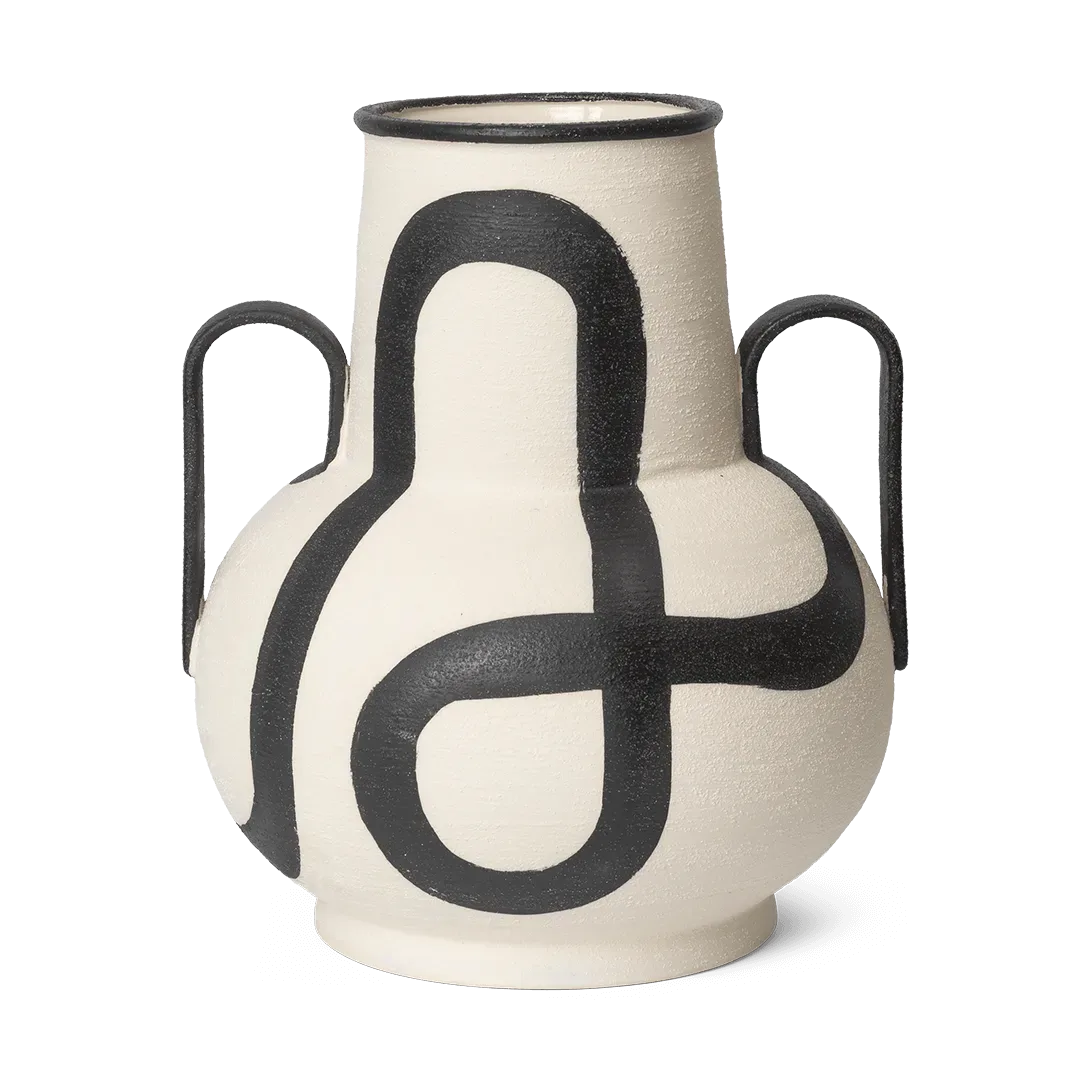 Ferm Living Trace Vase Off-white
