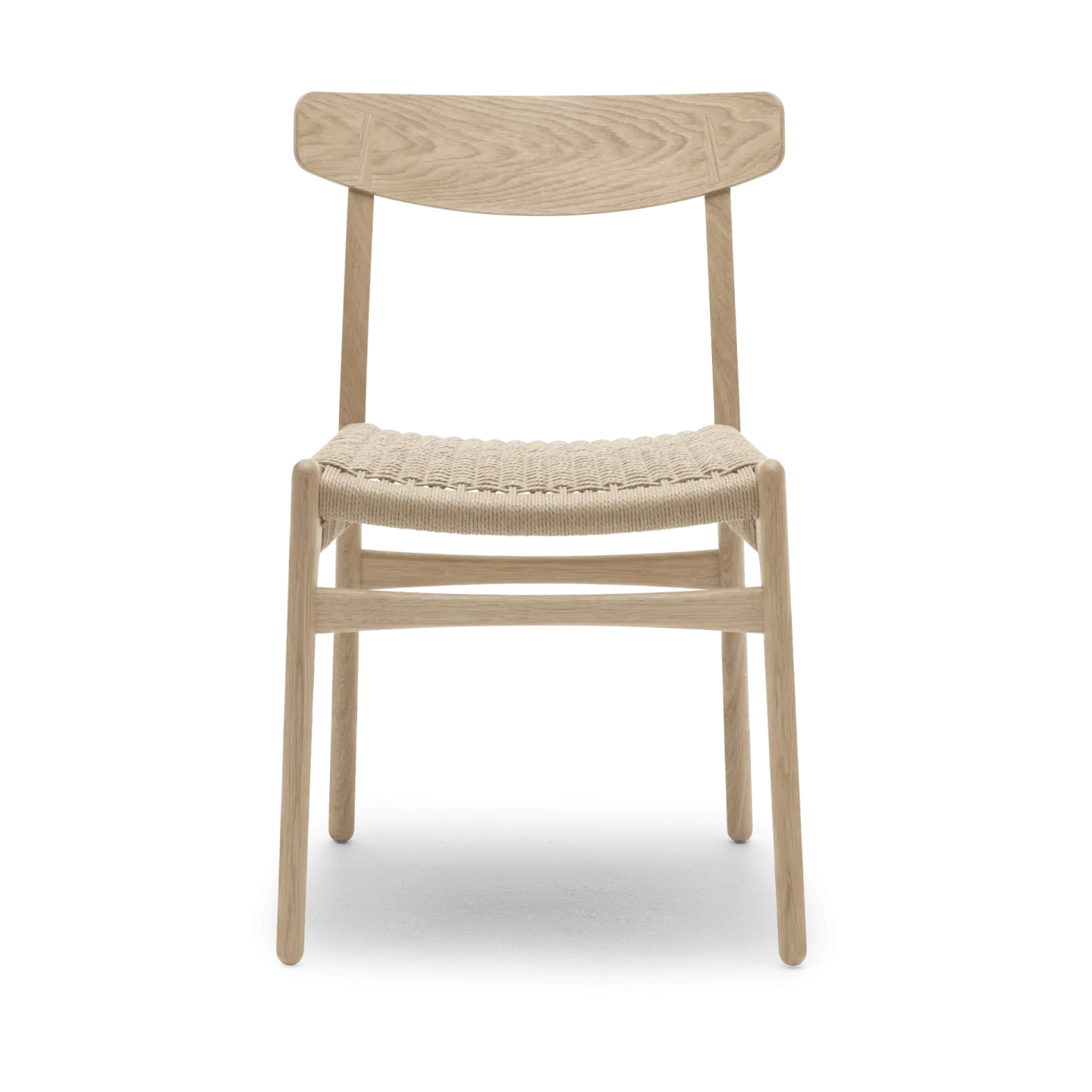 Carl Hansen & Søn CH23 stol Vitoljad ek-naturflätad