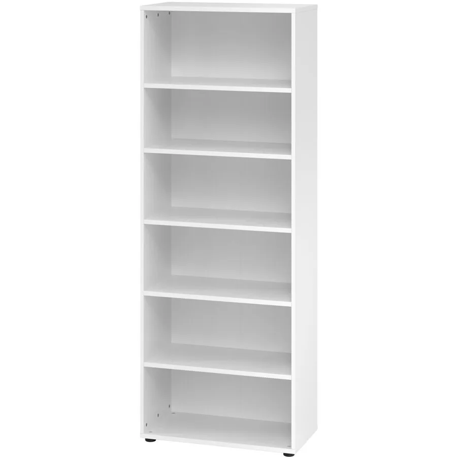 Regal Office weiss Holzwerkstoff B 80 cm H 215.4 cm