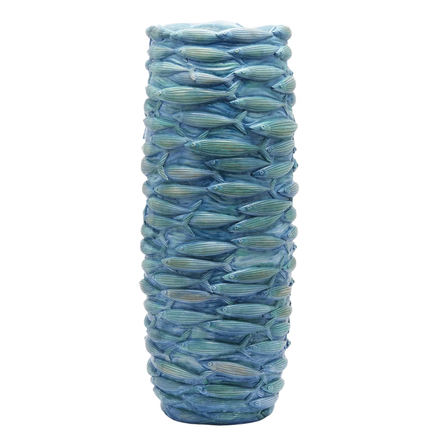 Edg Vase Fischkarusell Hellblau H: 72 cm | Schubiger Möbel