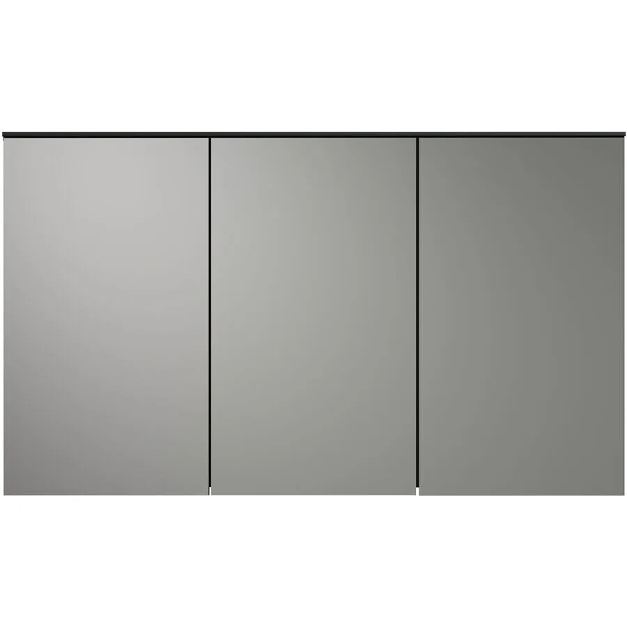 Spiegelschrank anthrazit Holzwerkstoff B 120 T 17 cm