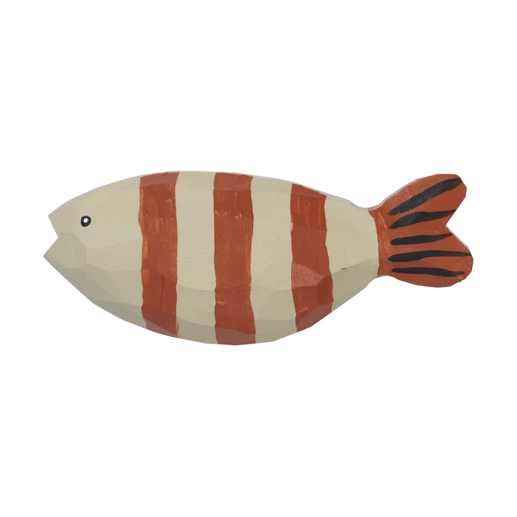 Ferm Living Harbour Haken Fisk, Baked Clay-Light Cele
