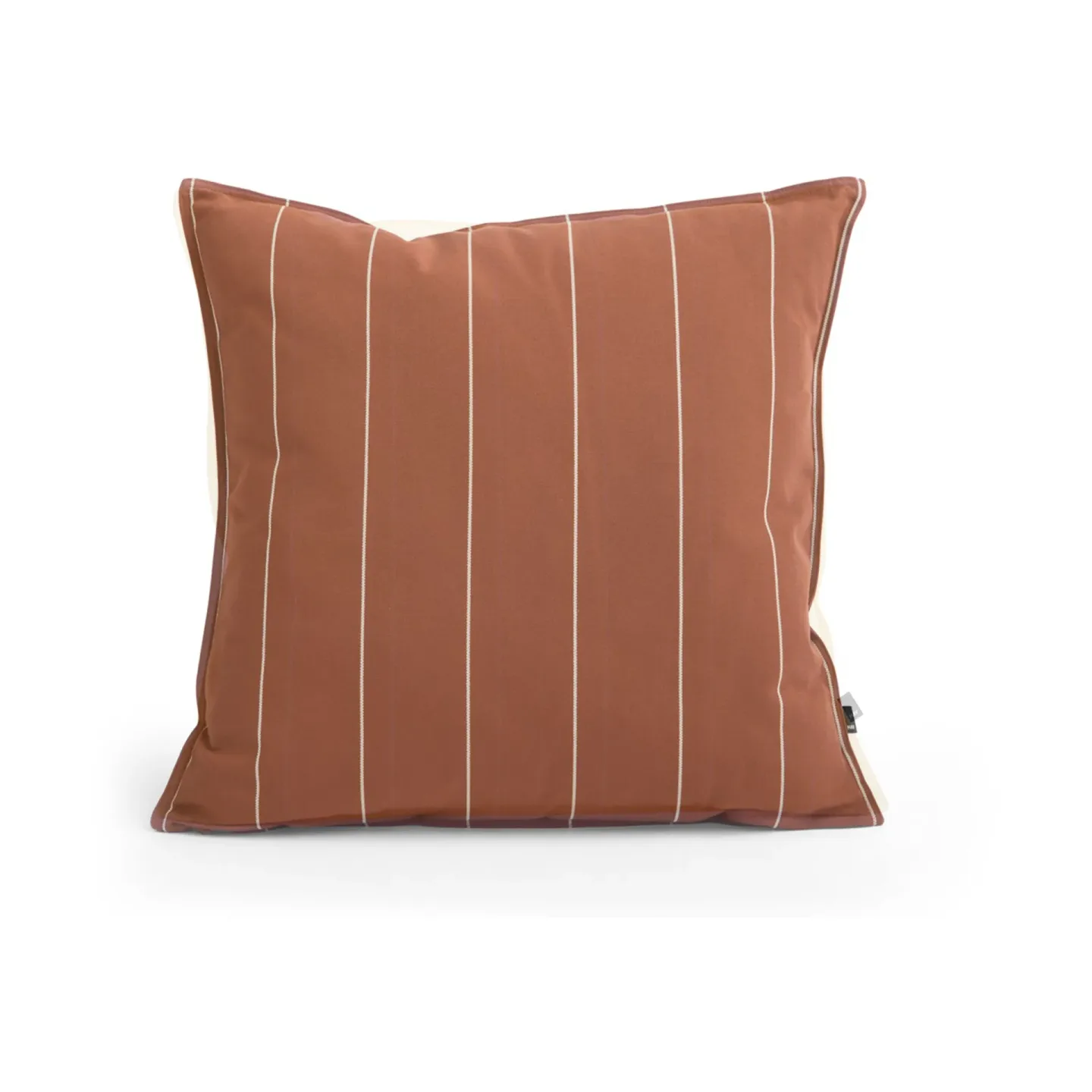 HAY Terrazza Kissen Terracotta narrow stripe, 60x60 cm