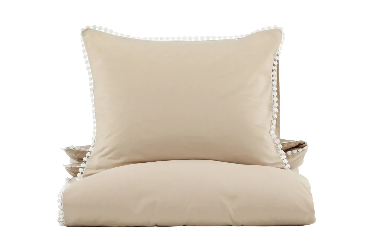 Livia Bäddset 2-Dels 150x200/50x60 cm - Beige/Vit