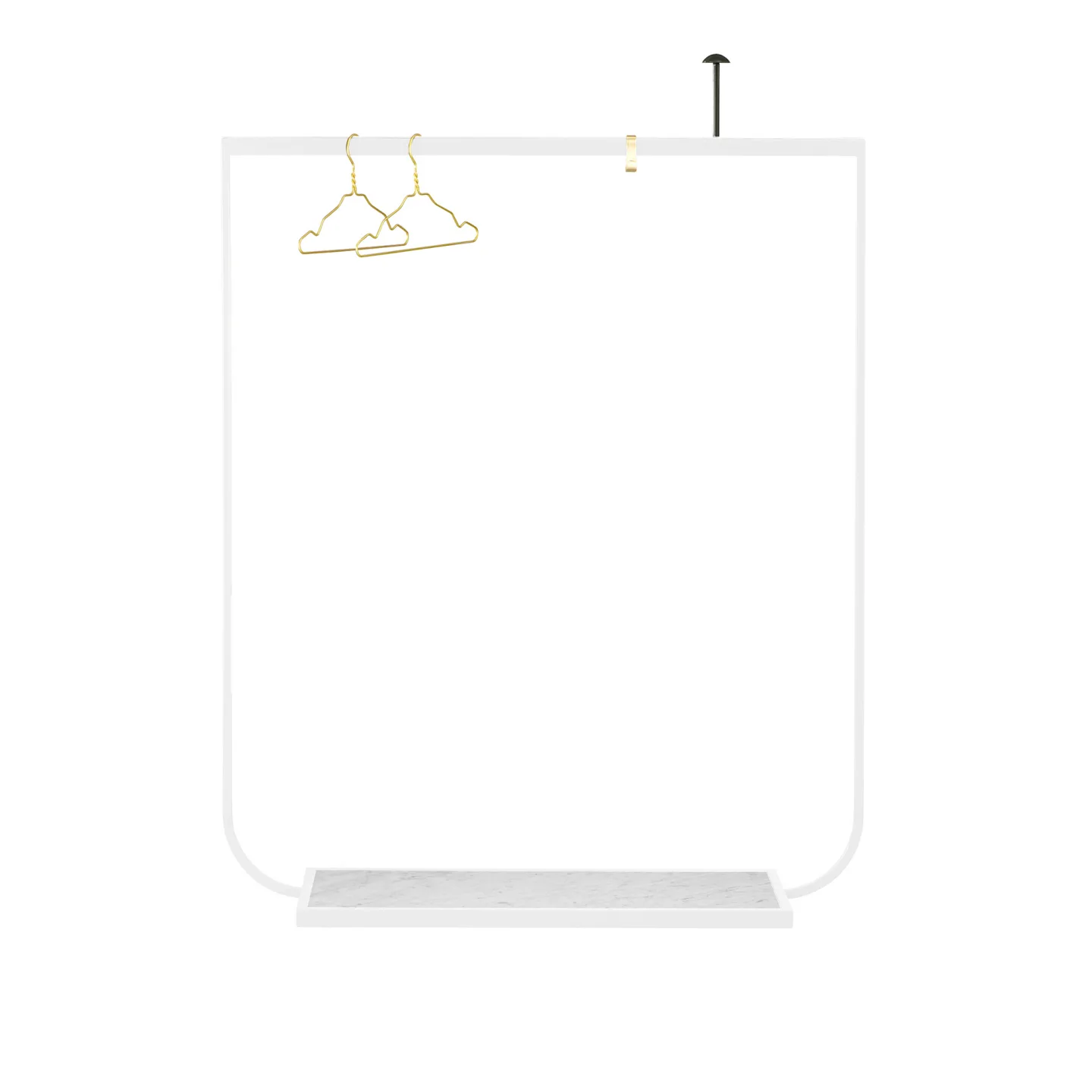 Asplund - Tati Coat Rack Large Carrara Marmor White - Klädhängare - Broberg & Ridderstråle - Vit