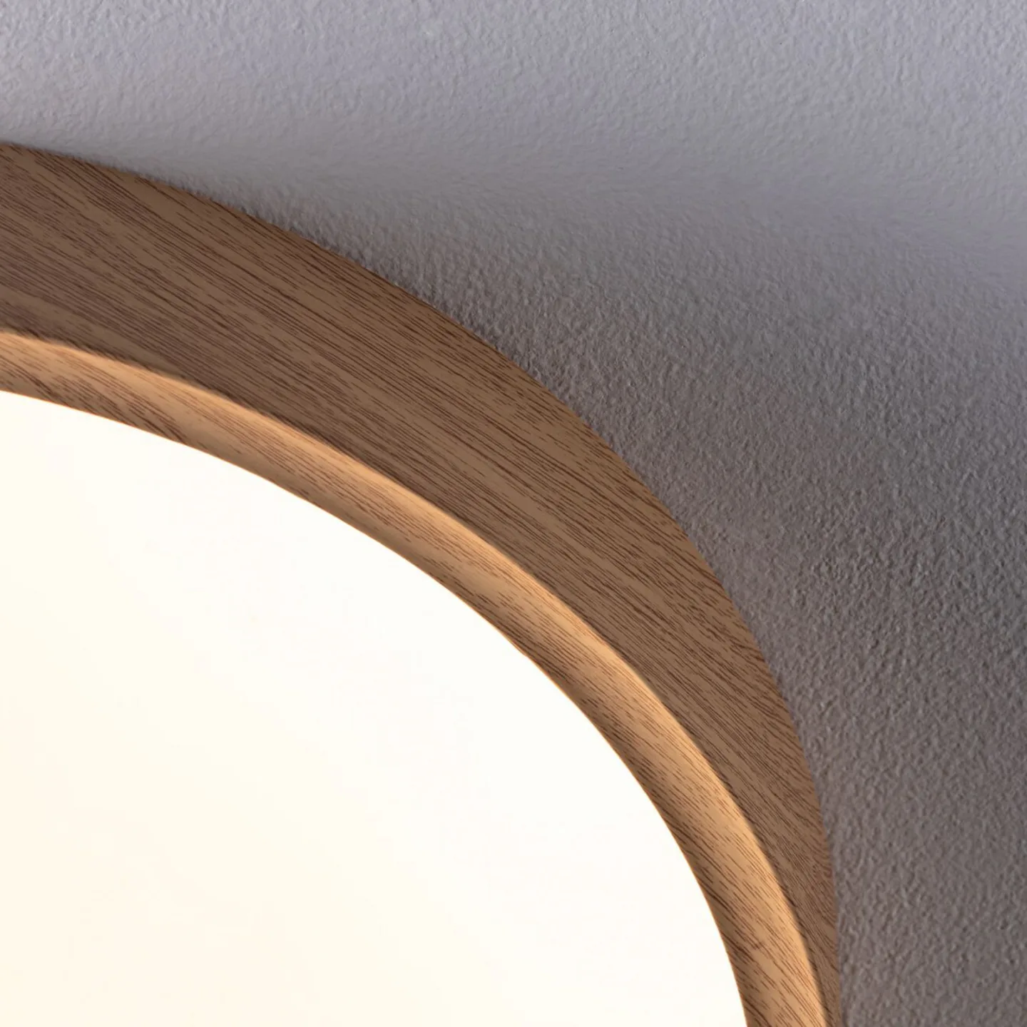 Tega LED Deckenleuchte IP44 Weiß/Holz - Paulmann - Badezimmer - Modern - Kunststoff - Bündig