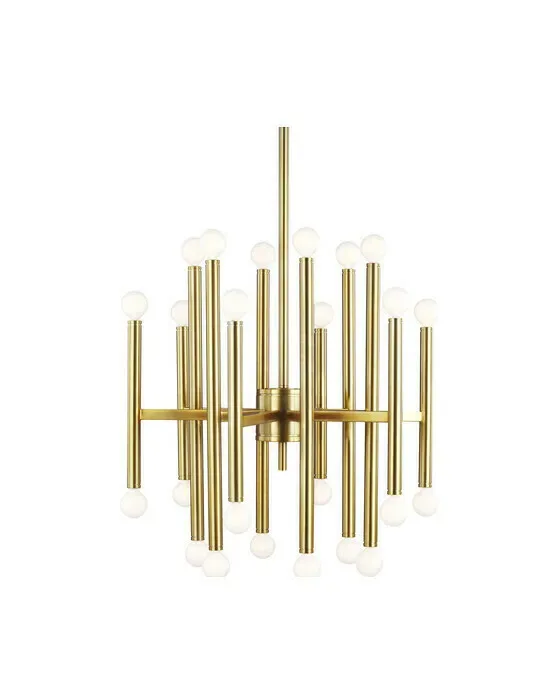 Beckham Modern Chandelier Brass M