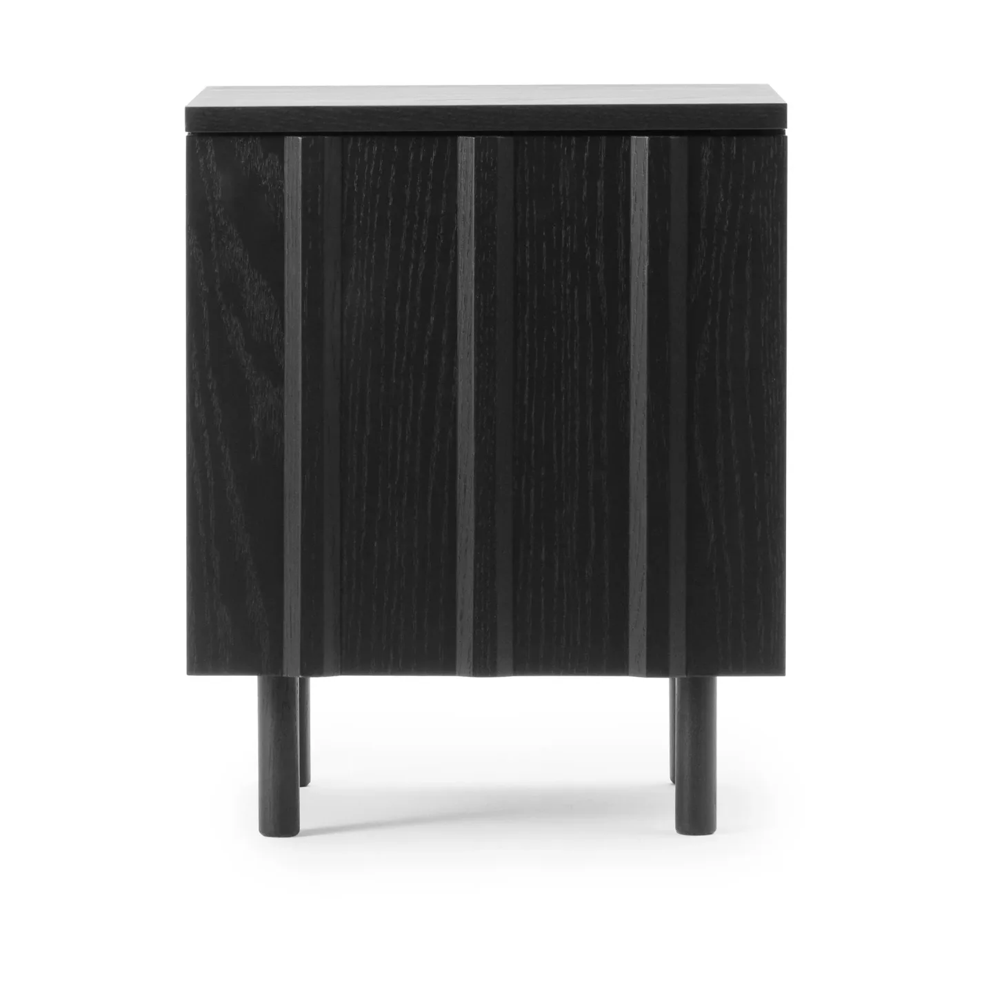 Normann Copenhagen Rib sängbord Soft black, 52x42x40 cm