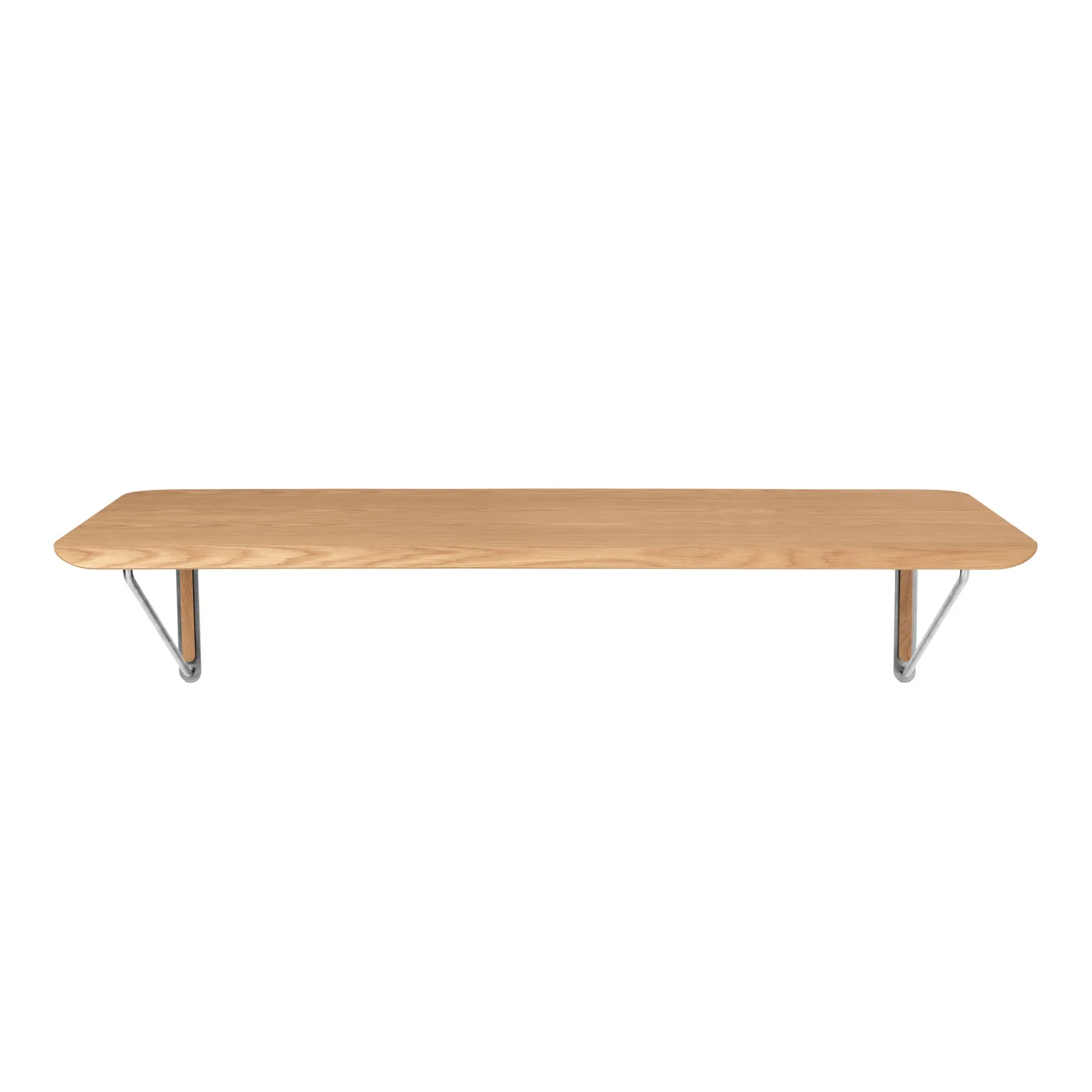 Carl Hansen - AB019 Wall Desk 120 x 60 cm Oak Oil/Laminate Fenix 0720 Nero Ing - Skrivbord - Anker Bak - Träfärgad - Trä