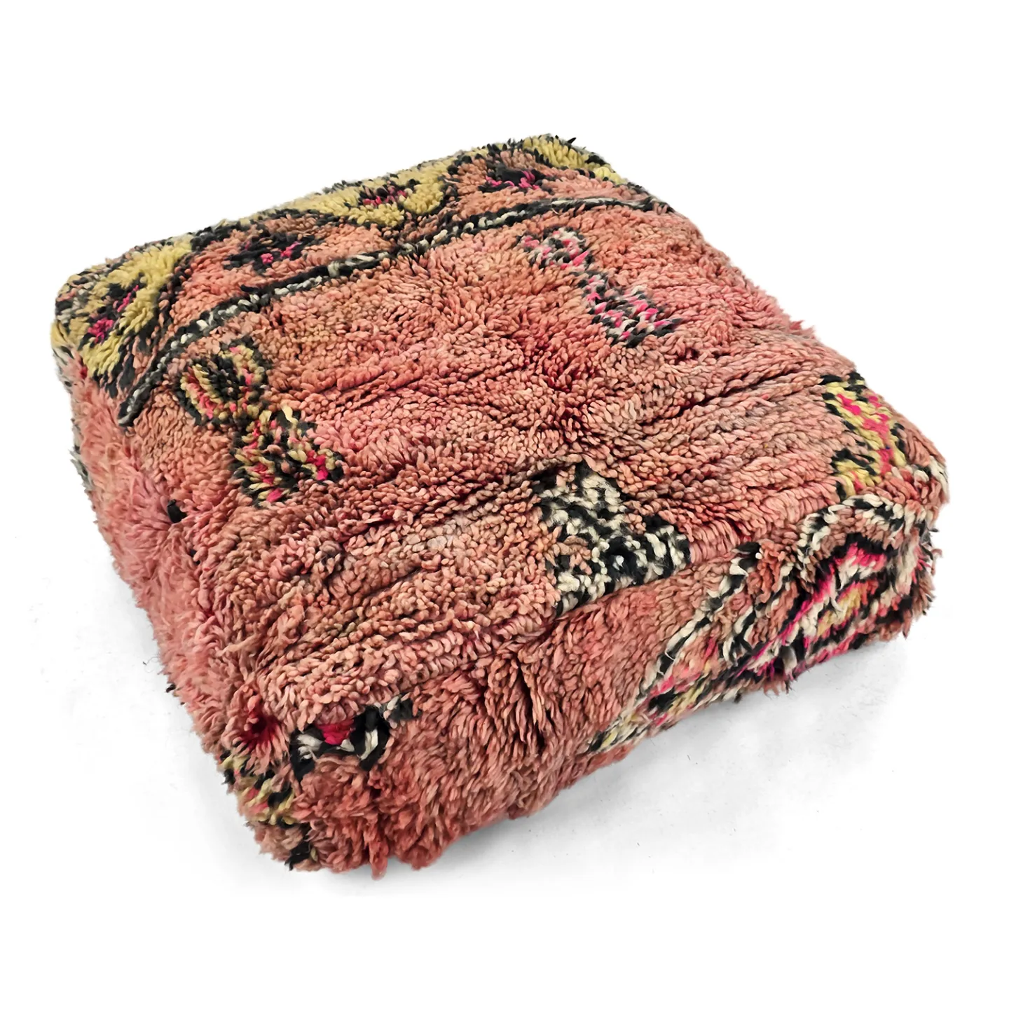 Sittepuff - Marokkansk Azilal 077 (Størrelse: 60 x 60 cm)