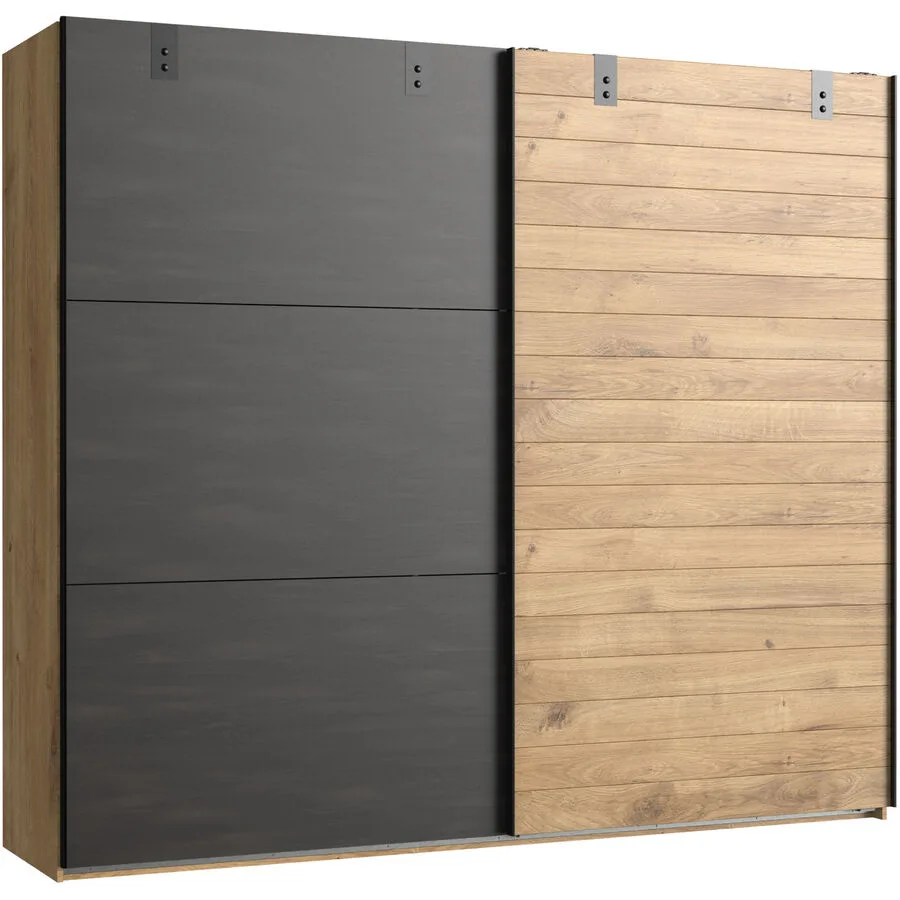 Kleiderschrank Demian Eiche Dekor Holzwerkstoff B 250 cm