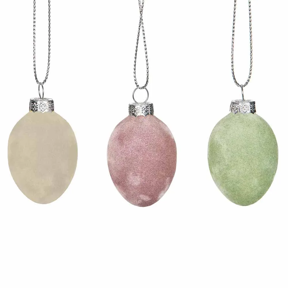Påskägg i glas med Sammet Pastell mix 9 pack