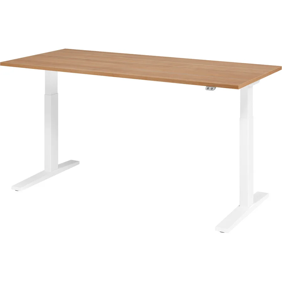 Schreibtisch Office nussbaum Holzwerkstoff B 180 T 80 cm