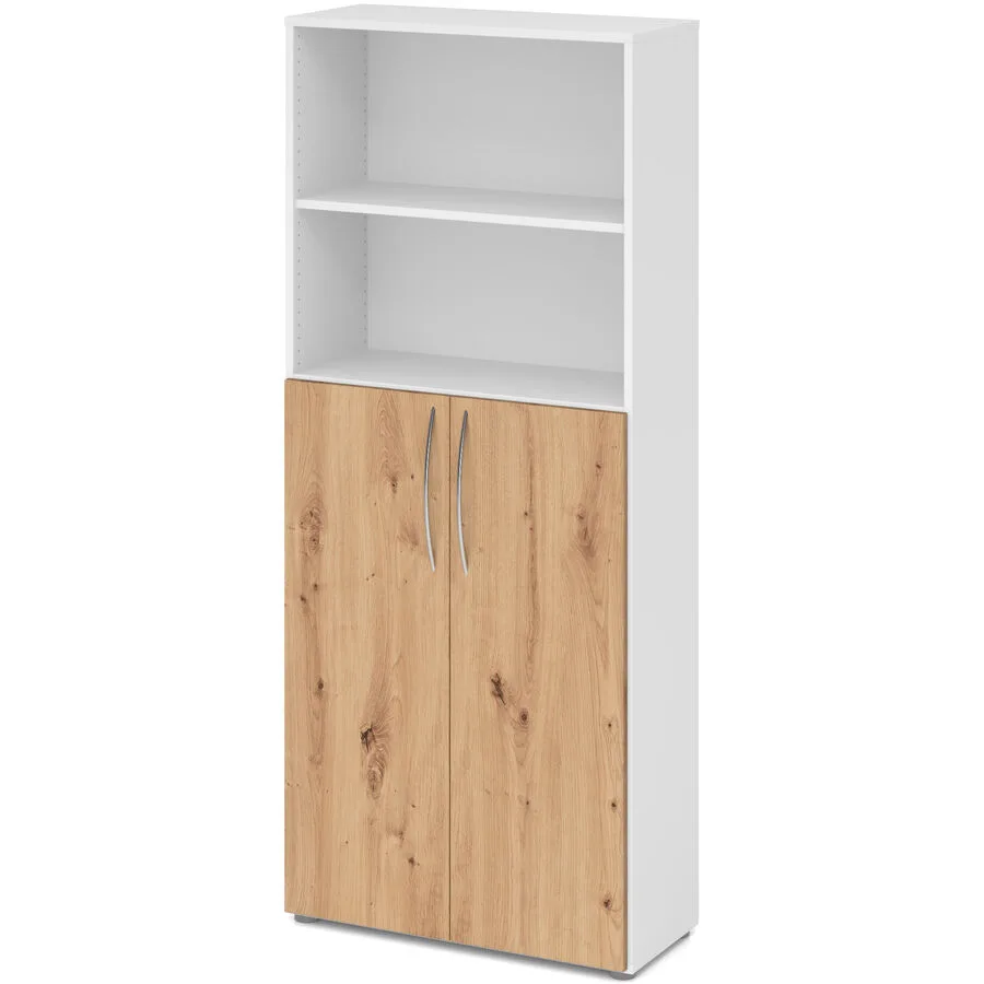 Regal Office pure weiss Holzwerkstoff B 80 H 188 cm