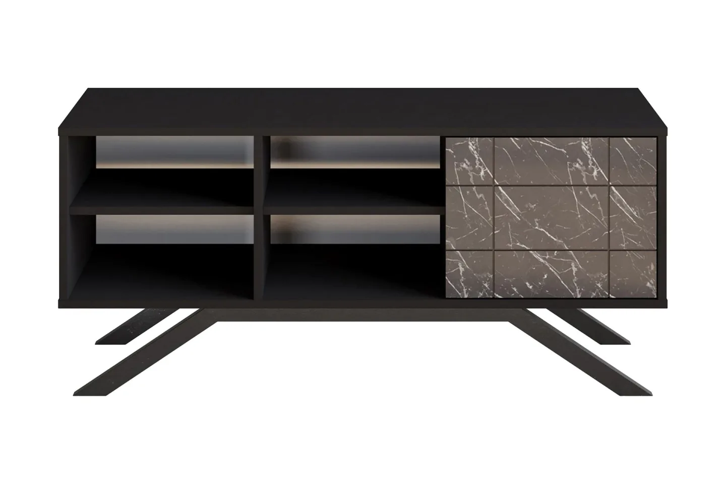 Einbeck Tv-bänk 130 cm - Svart