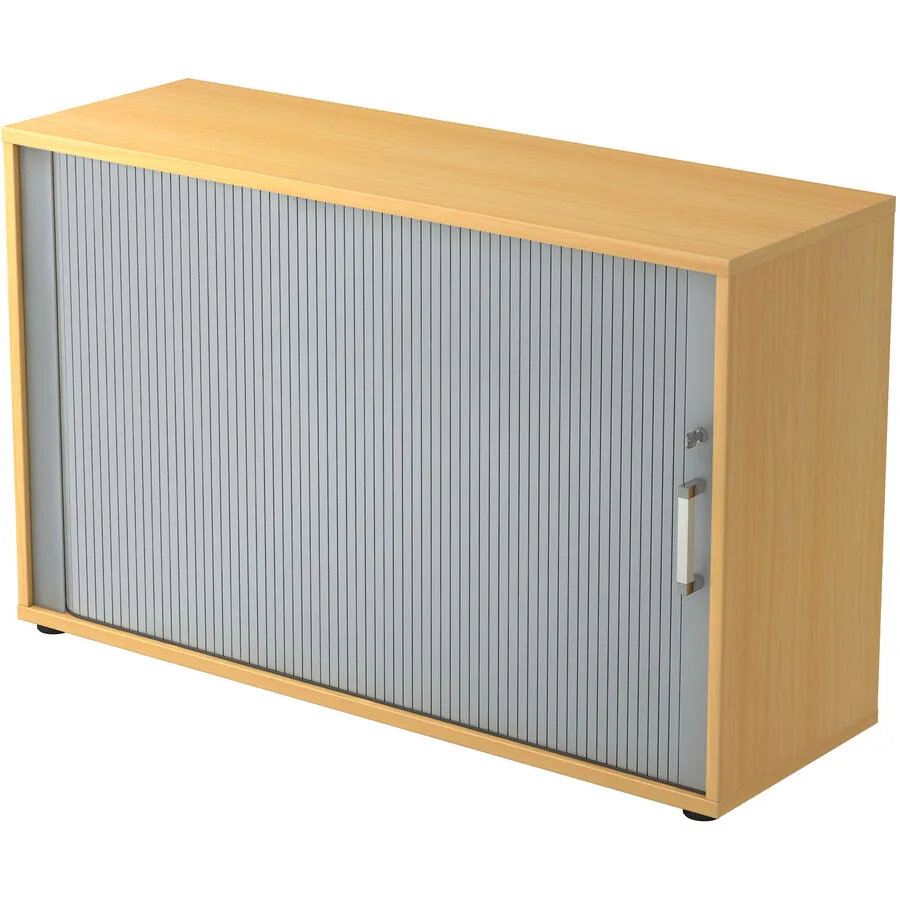 Aktenschrank Office silber Holzwerkstoff, Kunststoff B 120 cm H 74.8 cm