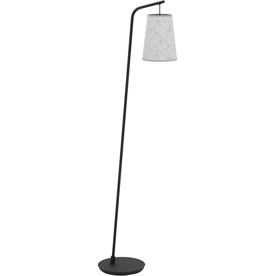 Eglo Stehlampe Alsager Schwarz Stahl 21 cm 170 cm