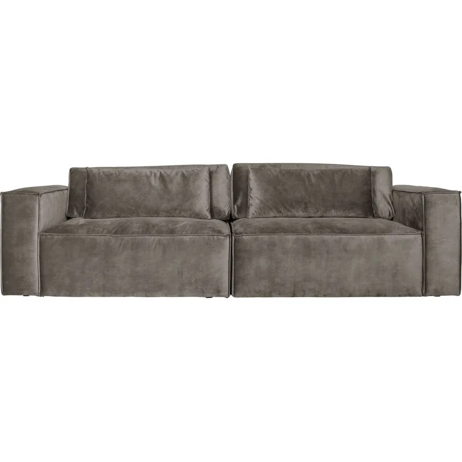 Sofa Karsten Ohne Polyester Stoff hellgrau B 284 T 118 cm