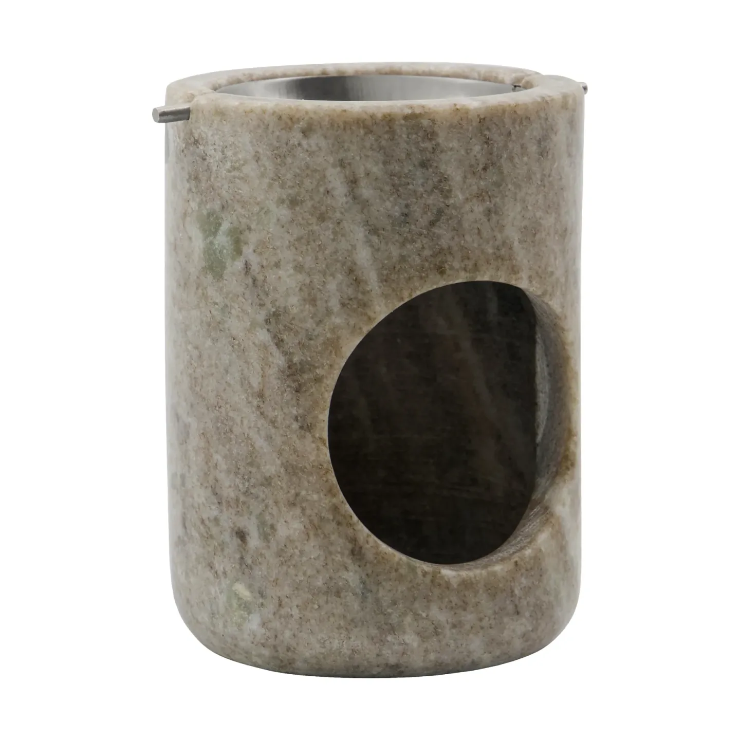 Meraki Marble oljebrännare Beige, silver finish