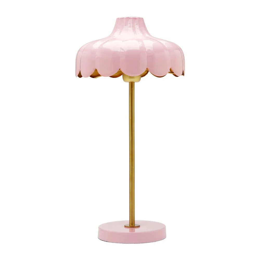 Wells bordslampa Rosa/guld 50 cm - Pr Home