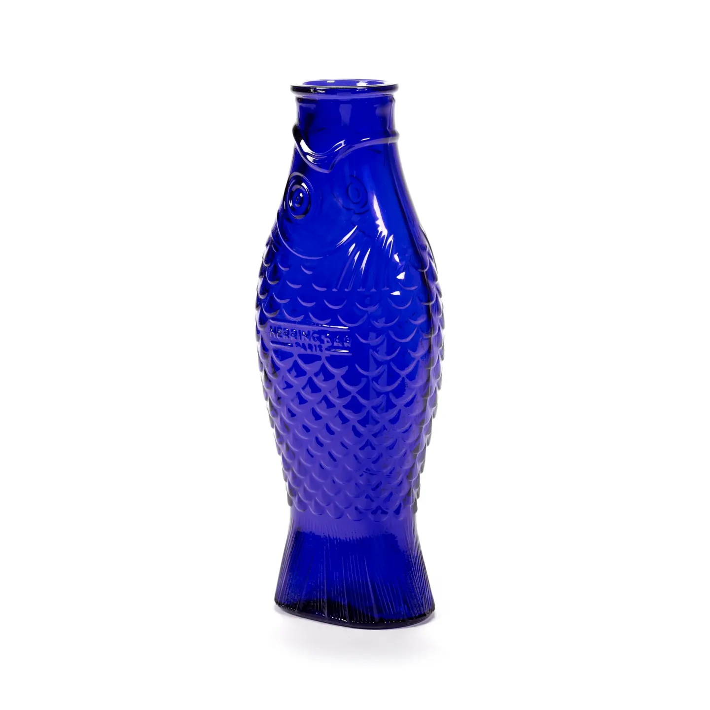 Serax Fish & Fish Glasflasche 85 cl Cobalt blue