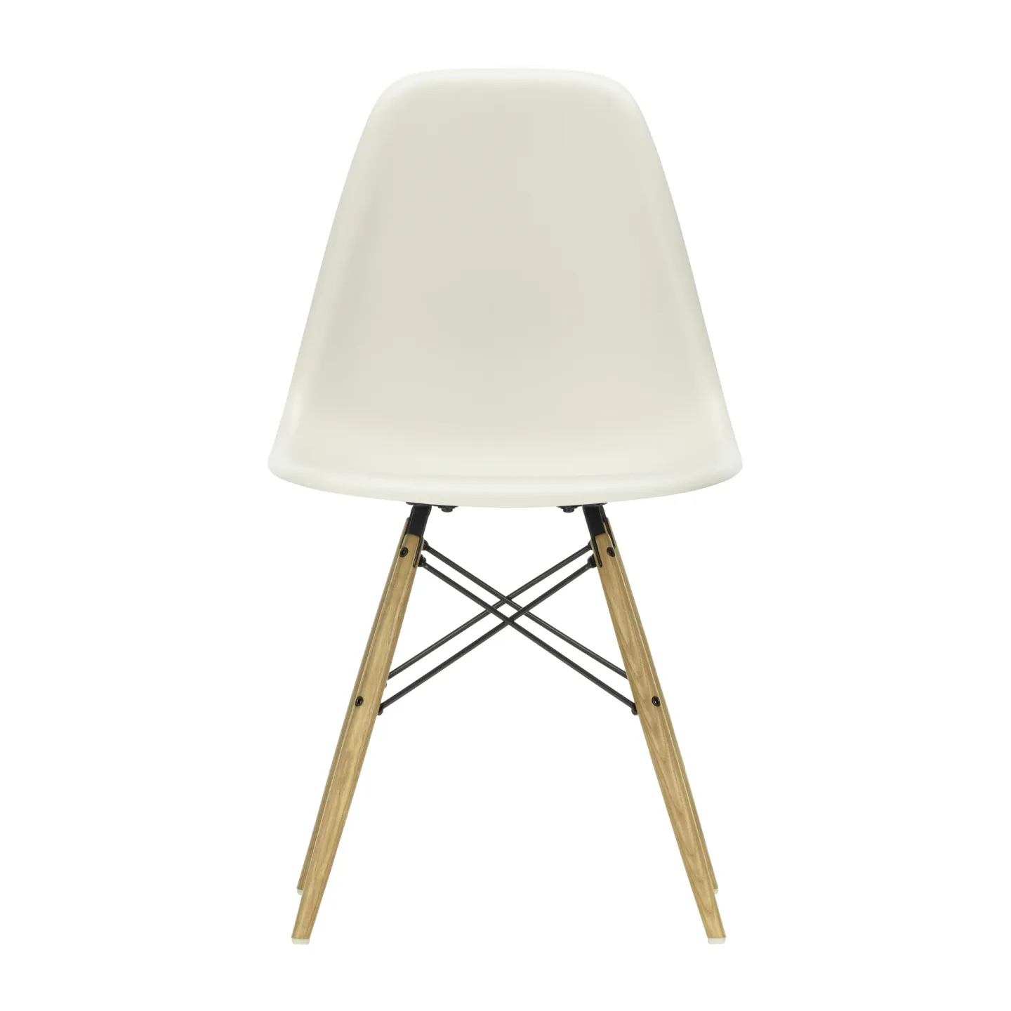 Vitra Eames Plastic Side Chair RE DSW stol 11 pebble-ash