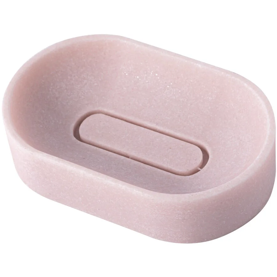Seifenschale Romy rosa Marmor T 7 cm
