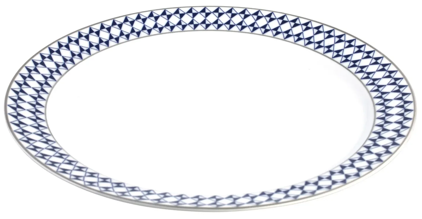 Magnor Tokyo Origami Schale 36 cm Weiß-blau