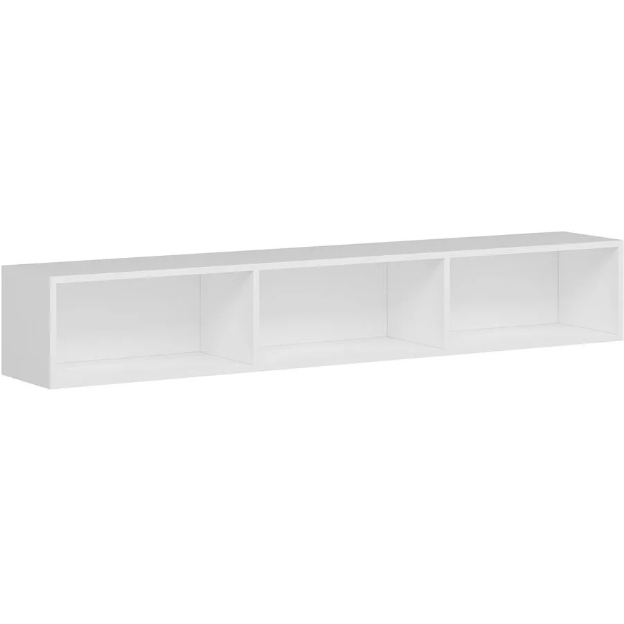 TV-Möbel Yasam weiss Melaminbeschichtete Spanplatte B 180 cm 25 kg
