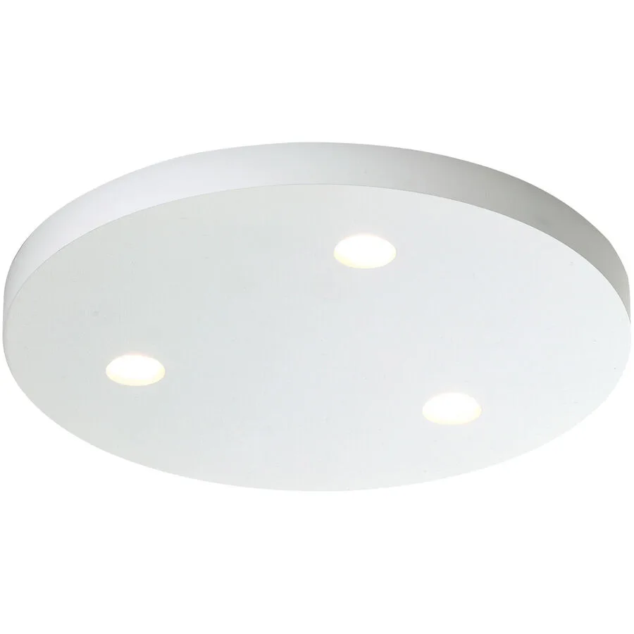 Bopp Deckenlampe Close Weiss Aluminium 20 cm 1.5 cm - LED - Lichtfarbe: Extra warmweiss - LED Energiesparlampen