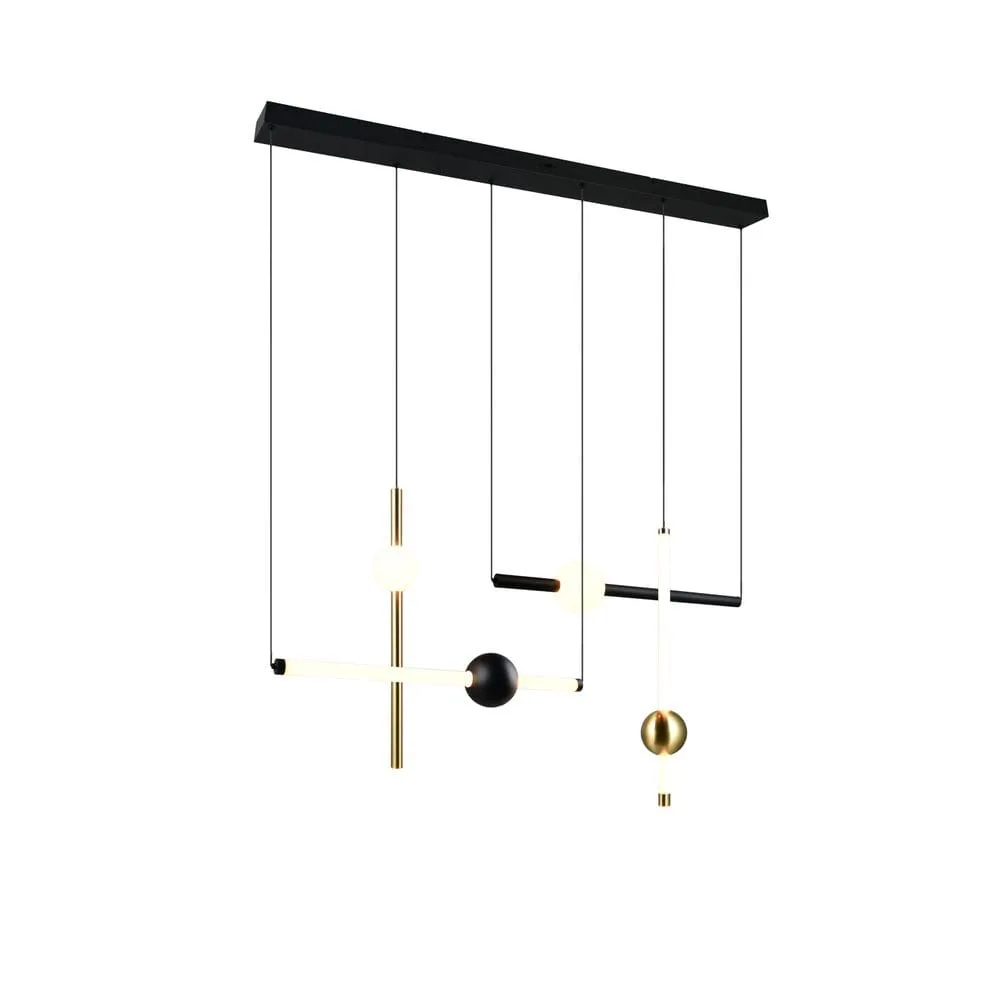 Pendel TRIO Melita - 110 cm, Mattsvart