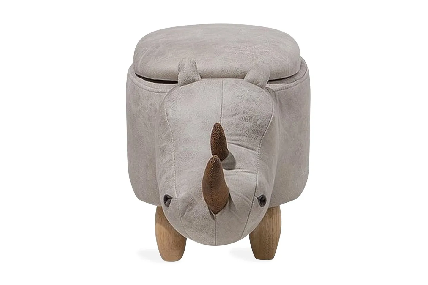Rhino Sittpuff 60 cm - Grå